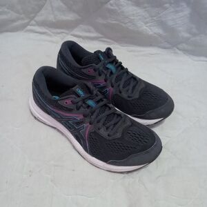 ASICS Women's Gel Contend 7 Gray Low-Top Sneakers, Size 8.5